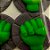 Confeito de Açúcar p/ Acabamento - Mão do Hulk - 1 unidade - 4 Peças - Rizzo - Imagem 2