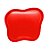 Bandeja Orgânica  - 18x14,5 cm -   Vermelho - 1 unidade - Só Boleiras - Rizzo Confeitaria - Imagem 2