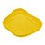 Bandeja Orgânica - 13x10cm - Amarelo - 1 unidade - Só Boleiras - Rizzo Confeitaria - Imagem 1