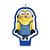 Vela Plana - Festa Minions 2 - 1 unidade - Festcolor - Rizzo - Imagem 1