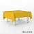 Toalha de Mesa em TNT - 140 x 220 cm - Amarelo - 1 unidade - Best Fest - - Imagem 1