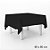Toalha Cobre Mancha em TNT - 80 x 80 cm - Preto - 5 unidades - Best Fest - - Imagem 1