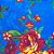 Toalha Cobre Mancha Azul Escuro - Flor Vermelha - 1 unidade - Rizzo Confeitaria - Imagem 2