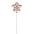 Topo De Bolo Estrela Rose Gold - HA269 - 1 unidade - Silver Plastic - Rizzo Confeitaria - Imagem 1