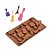 Molde De Silicone Chocolate - Guitarras - FT154 - 1 unidade - Silver Plastic - Rizzo Confeitaria - Imagem 1