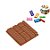 Molde De Silicone Chocolate - Lego - FT138 - 1 unidade - Silver Plastic - Rizzo Confeitaria - Imagem 1
