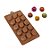 Molde Silicone Chocolate - Flores Sortidas - FT004 - 1 unidade - Silver Plastic - Rizzo Confeitaria - Imagem 1