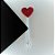 Colher Decorativa - Coração Vermelho - 10 unidades - Nelyzoca - Rizzo Confeitaria - Imagem 1