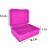 Caixinha Lembrancinha Plástica Rosa 18cm x 7cm - 1 unidade - Rizzo Confeitaria - Imagem 2