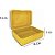 Caixinha Lembrancinha Plástica Amarela 18cm x 7cm - 1 unidade - Rizzo - Imagem 1
