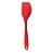 Espatula Silicone - 29Cm - Curva Vermelho  - 1 unidade - Cromus Linha Profissional Allonsy - Rizzo - Imagem 1