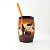 Copinho de Canudo Halloween 300 mL - Bruxinha Fazendo Poção - 1 unidade - Rizzo Confeitaria - Imagem 1