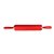 Rolo Massa 53,5x3,5Cm Silicone Vermelho  - 1 unidades - Cromus Linha Profissional Allonsy - Rizzo - Imagem 1