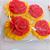 Confeitos De Açúcar - Moldura Com Rosa Vermelha - 4cm x 5cm - Cod. PRC005 - 4 unidades - Rizzo - Imagem 2