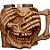 Caneca Caveira Olhos - "Tampando os Olhos" -  450mL - 01 Unidade Confeitaria - Imagem 1