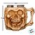 Caneca Caveira Ouvido - "Tampando o Ouvido" - 450mL - 01 Unidade Confeitaria - Imagem 3