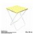 Toalha Plástica Cobre Manchas Perolizada - 78 x 78 cm - Xadrez Amarelo - 10 unidades - CampFestas - Rizzo - Imagem 2