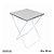 Toalha Plástica Cobre Manchas Perolizada - 78 x 78 cm - Prata - 10 unidades - CampFestas - Rizzo - Imagem 2