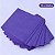 Guardanapo Crepado - 19,5x22,5cm - Roxo - 50 unidades - CampFestas - Rizzo - Imagem 1
