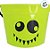 Baldinho Happy Halloween Olhos e Boca - Verde - 1 unidade - Cromus - Rizzo - Imagem 2