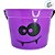 Baldinho Happy Halloween Olhos e Boca - Roxo - 1 unidade - Cromus - Rizzo - Imagem 2
