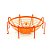 Cesta Teia de Aranha Laranja c/ Perninhas - 1 unidade - Cromus - Rizzo - Imagem 1