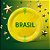 Prato Redondo Descartável - Festa Brasil - ø18 cm - 8 unidades - Cromus - Rizzo - Imagem 1
