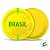 Prato Redondo Descartável - Festa Brasil - ø18 cm - 8 unidades - Cromus - Rizzo - Imagem 2