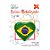 Balão Coração Metalizado Micro Foil 18" - Festa Brasil Bandeira - Ref. 8744 - 1 unidade - Imagem 1