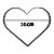 Cortador Forma de Coração - Ref. 2055 - 28 cm x 10 cm - 1 unidade - RR Cortadores - Rizzo - Imagem 2