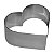 Cortador Forma de Coração - Ref. 2055 - 28 cm x 10 cm - 1 unidade - RR Cortadores - Rizzo - Imagem 1