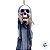 Enfeite de Halloween - Caveiras com Pano Roxo - 1 unidade - Rizzo - Imagem 3