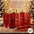Sacola para Garrafa de Vinho  Natal - Vermelho - Ref. 6437 - 10 unidades - Rizzo - Imagem 4