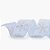 Fita Aramada - "Flocos Brancos" - Cromus Natal - 1 unidade - Rizzo Confeitaria - Imagem 1