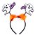 Tiara de Halloween Fantasminha Boo - 1 unidade - Cromus - Rizzo Confeitaria - Imagem 1