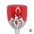 Taça Halloween - Vermelho com Cinza - Caveira com Aranha - 250ml - 1 unidade - Rizzo - Imagem 3