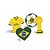 Decorativo de Mesa - Brasil Copa 2022 - 4 unidades - Cromus - Imagem 1