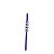 Canudo Decorativo Caveira de Halloween Roxo - 5 unidades - Rizzo - Imagem 1