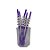 Canudo Decorativo Caveira de Halloween Roxo - 5 unidades - Rizzo - Imagem 2
