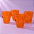 Copo de Shot Halloween - Caveira Laranja - 55ml - 4 unidades - Rizzo - Imagem 1