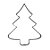 Cortador Árvore de Natal 4G - Ref. 589 - 1 unidade - RR Cortadores - Rizzo Confeitaria - Imagem 1