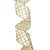 Fita Decorativa Xadrez - Bege/Branco - 1 unidade - Cromus - Rizzo Confeitaria - Imagem 1