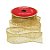 Fita Decorativa Aramada - " Dourada com Brilho " - Crumos Natal - 1 unidade - Rizzo - Imagem 1
