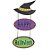 Placa Decorativa - Chápeu de Bruxa Halloween - 51,5 x 19,5 x 1 cm - 1 unidade - Cromus - Rizzo - Imagem 1