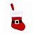 Meia Natalina Decorativa - Cinta Papai Noel - 14,5 cm - Cromus Natal - 1 unidade - Rizzo Confeitaria - Imagem 3
