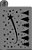 Stencil para Bolo (Mod.30) Estrela Cadente Natal - 16,5 cm x 25 cm - 1 unidade - Sonho Fino - Rizzo Confeitaria - Imagem 1