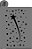Stencil para Bolo (Mod.31) Estrelas Cadente Natal - 16,5 cm x 25 cm - 1 unidade - Sonho Fino - Rizzo Confeitaria - Imagem 1