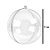 Bola de Acrílico - Transparente - 11cm - 5 unidades - Rizzo - Imagem 2
