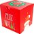 Caixa Cubo Noel - "Feliz Natal" - Vermelho - Ref. C3866 - 10 unidades - Ideia Embalagens - Imagem 2