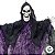 Ceifador Estatico Preto e Roxo - 40x5x75cm - Halloween - 1 unidade - Cromus - Rizzo - Imagem 3